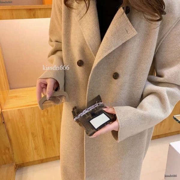 Fashion letter printed comb set gift box, simple peach blossom wood comb VIP gift