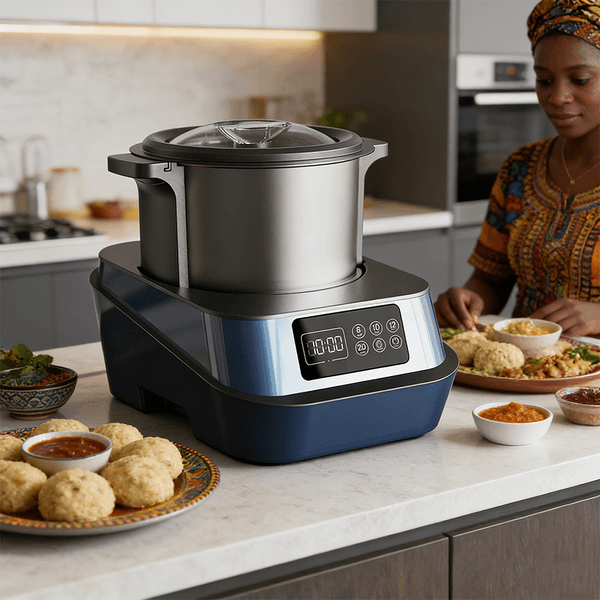 Wholesale Stainless Steel Electric Fufu Machine Swallow Maker Fufu Blender 6L Chopper Meat Grinder for Household Use