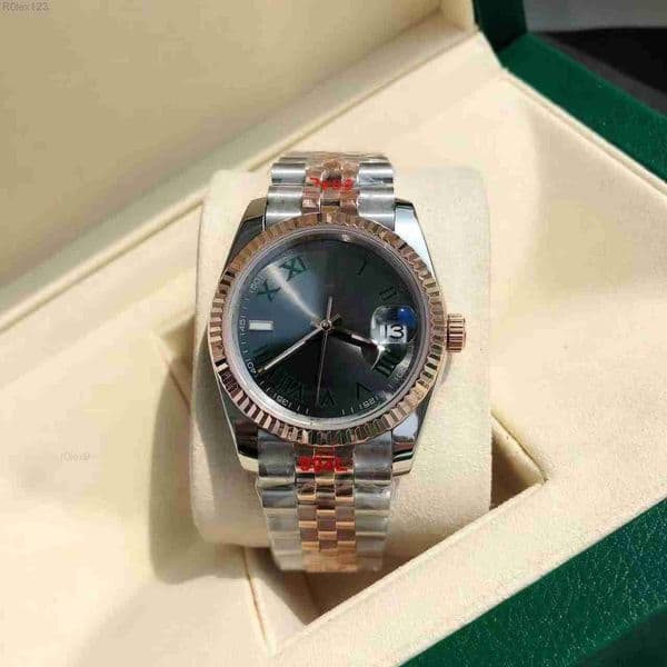 Designer rolexxx Rolex Diamond Watch moissanite Mens boxes watch sapphire 41mm size automatic mechanical stainless steel DAYJUST glass and series of K6FZ X
