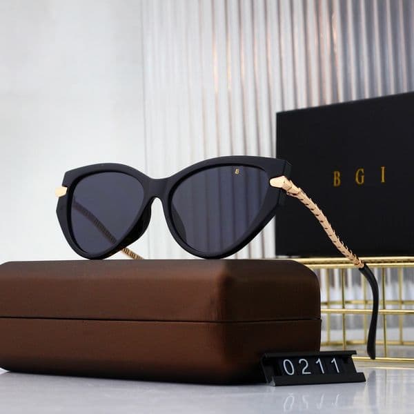 Sunglasses Women Mens Designer Sunglasses With Box Fashion Luxury Brand Glasses Frameless Overszied Designers Big Leopard Gold Eyeglass UV400 Sunglass Eyewear
