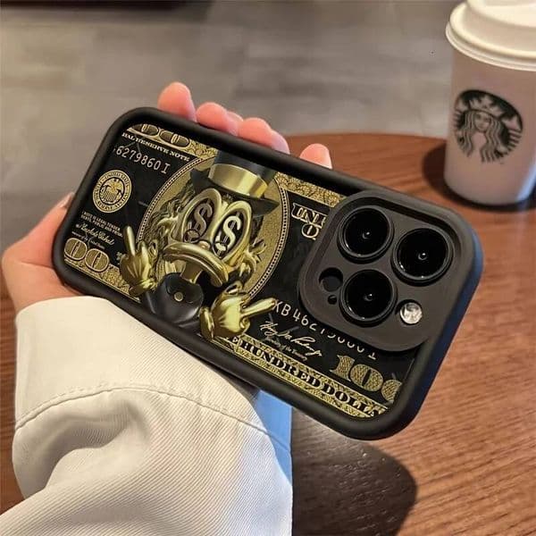 Popular USD Dollar Design Soft TPU Phone Case For iPhone 17 Air 16E 16 15 14 13 12 11 Pro X XR XS Max 7 8 Plus Back Cover