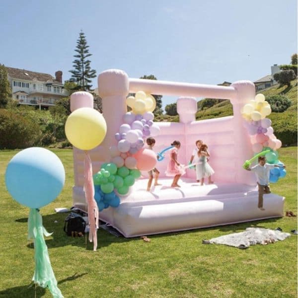 Hot-selling Various styles colourful 4.5x4.5m (15x15ft) full PVC Inflatable Wedding Jumper Bouncy Castle/Moon Bounce House/Bridal Bouncer jumping House