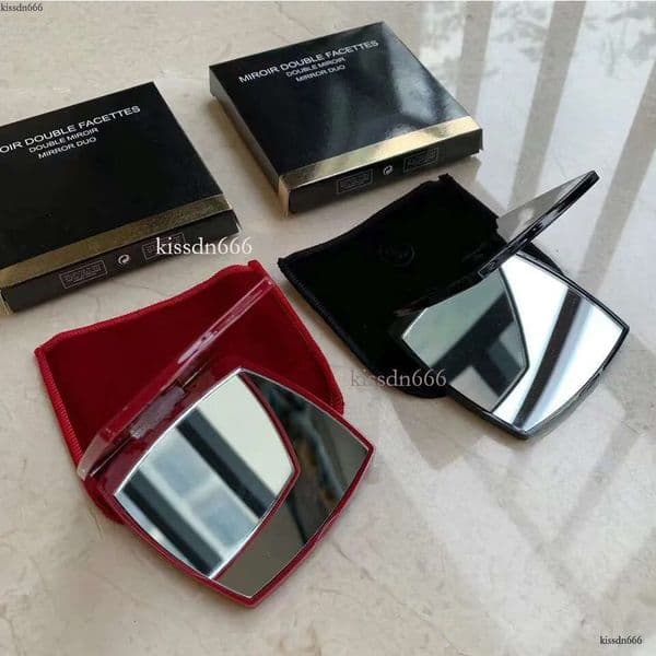 Miroir Double sided Mirror DUO WIth Gift Bag Packaging Compact Mirror Makeup Mirror