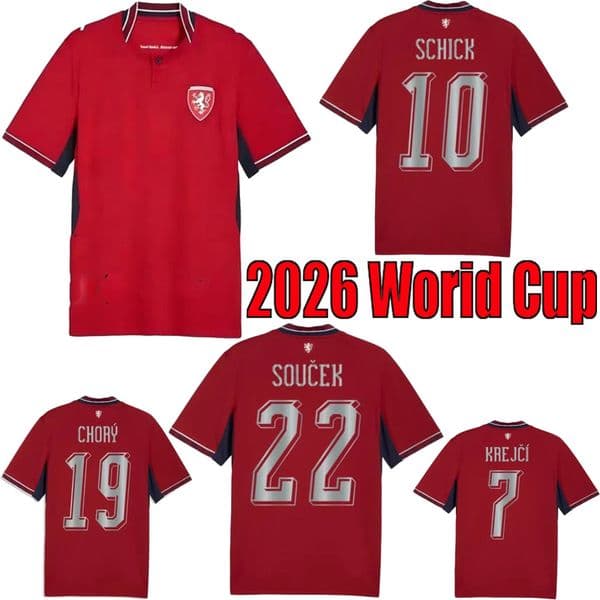 2026 2027 Czech Republic World Cup Soccer Jerseys VITIK KREJCI SCHICK DOUDERA SULC CHORY SOUCEK National team football shirt