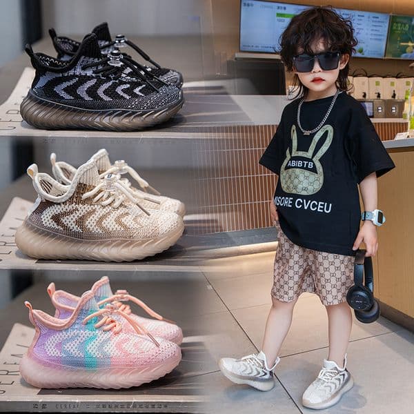 Kids Sneakers Unisex Casual Big Boys Girls Cute Children Durable Non-slip Sport Running Shoes for All Occasions Walking Daily Free shipping