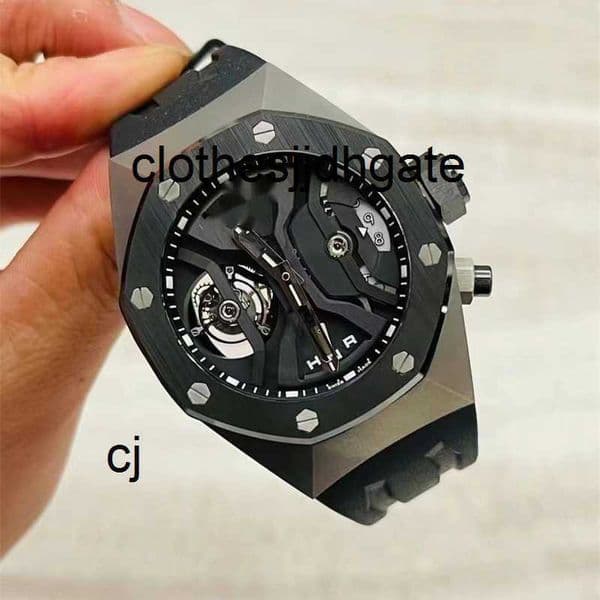 Luxury Mens Wristwatch 26560io RoyalOak Concept Hk11160 Titanium Watches Mechanical Automatic Watch Calibre 2913 cygood W1KI