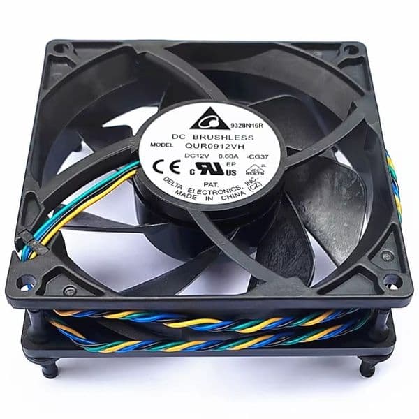 Free shipping, brand new 9025 9CM QUR0912VH 12V 0.60A with adhesive nail chassis temperature control fan