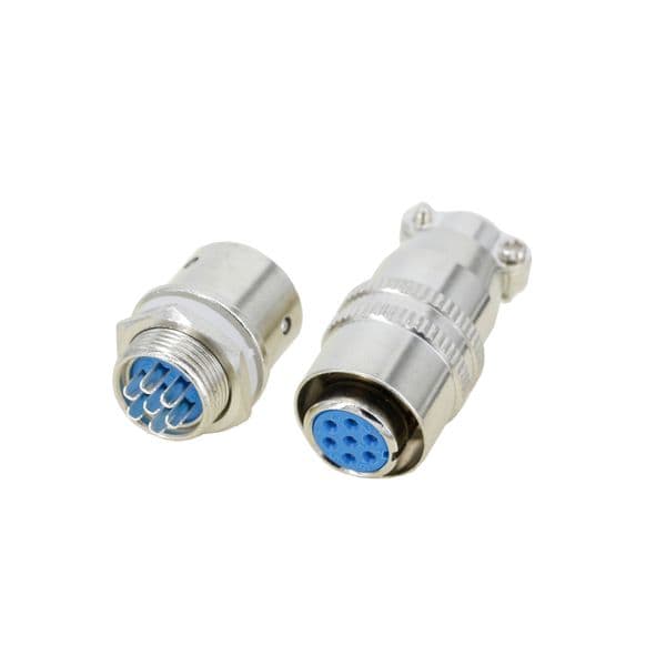 5 Sets/kits 7 PIN 12mm XS12-7 Screw Aviation Connector Plug,XS12J7Y,XS12K7P,The aviation plug Cable connectors,AC/DC circuit