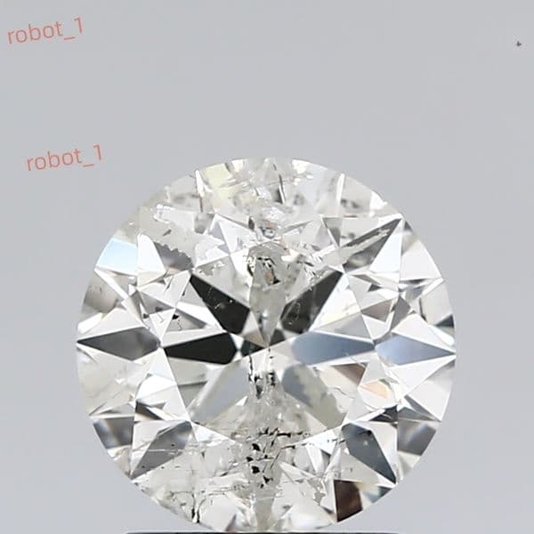 153CT Round Brilliant Lab Grown Diamond I Color I1 Clarity IGI Certified Engagement Ring Stone