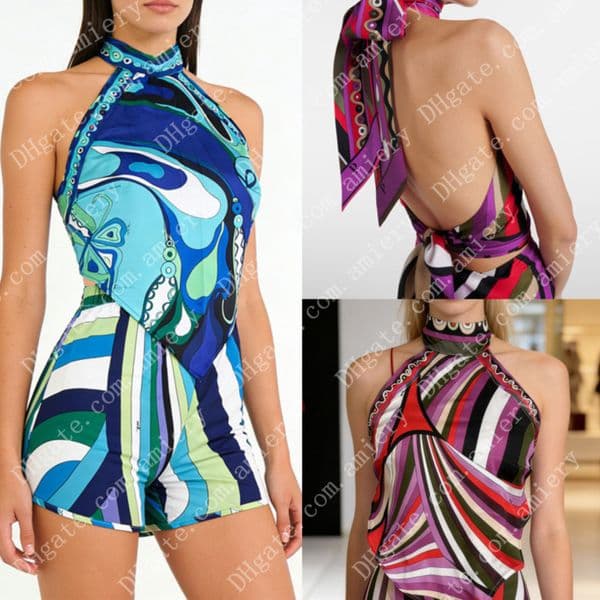 Summer Designer Tracksuits For Womens Strap Sleeveless Tops And Shorts Swimwear Bikini Bating Suit Sexy Swimsuit