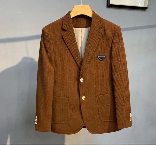 2026 New Fashion Style Luxury Brand Designer Men's Business Casual Suit European and American Slim Fit Small Suit Coat
