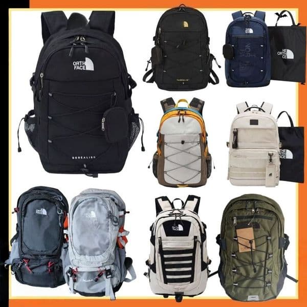 20-35L north Backpack large capacity Multi color Multi style Fashion Bag Outdoor Hiking Lightweight Backpack Hiking Teenage Schoolbag Student Sports Bag g5j