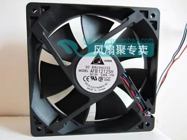 Free shipping, brand new 12cm 12025 12V 0.8A AFB1212SH double ball high air volume fan speed measurement