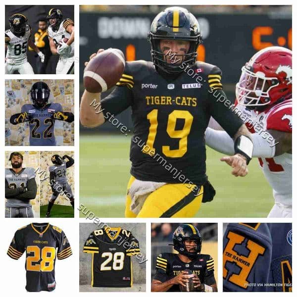 Stitched CFL 2026 Hamilton TigerCats football JERSEY Bagnah Stubblefield Peters White Ford Alford Masin Gittens Jr Bridges Augusti