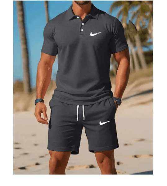 Designer Men's Polo Tracksuits Short Sleeve Shorts Set Men Women Tennis Red Tide Brand Leisure Sports Two Piece Street Loose lapel s-XXXL