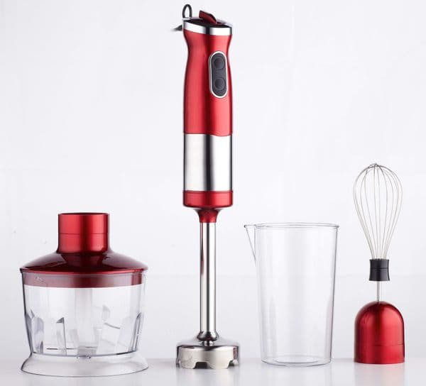 All-Purpose Kitchen Mixer Combo Featuring Stirring Rods and Slicer Blades