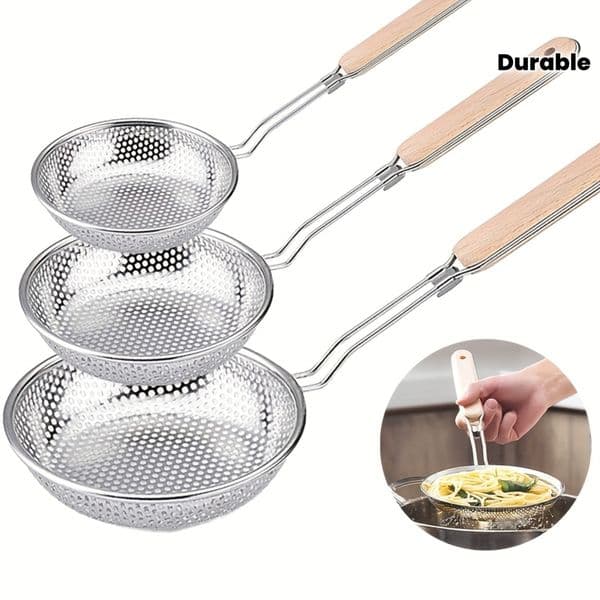 Professional Chef's Essential Strong Built Inverted Colander for Effective Dishwashing