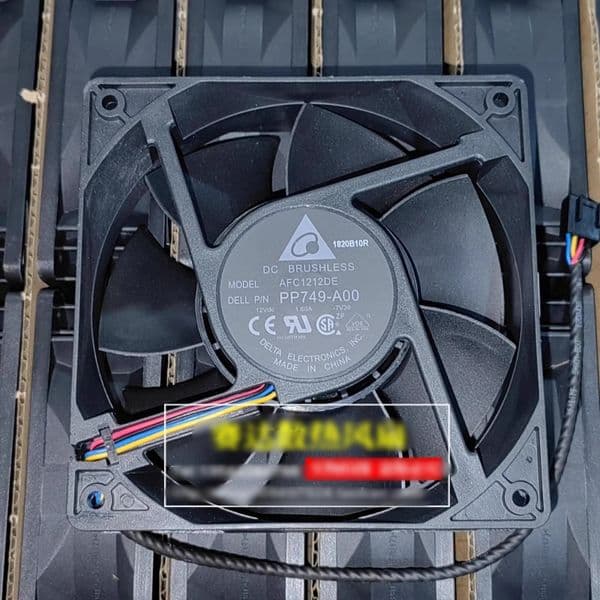 Free shipping, brand new AFC1212DE PP749-A00 12038 12V 1.6A four wire PWN temperature controlled fan