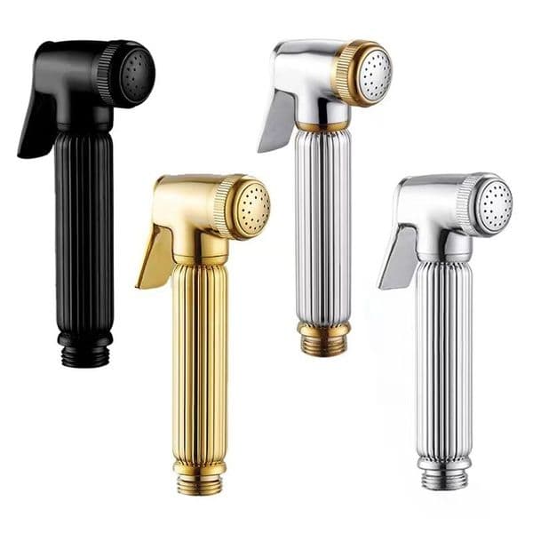 All-copper gun, toilet companion, pressurized nozzle sprayer, shaft handheld spray gun