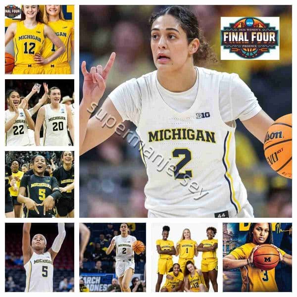 stit 2026 Final Four Patch michigan wolveriness College women basketball jersey Olson Macy Brown Mila Holloway Daniels Fields Swords Sofilkanich Crockett Dudley