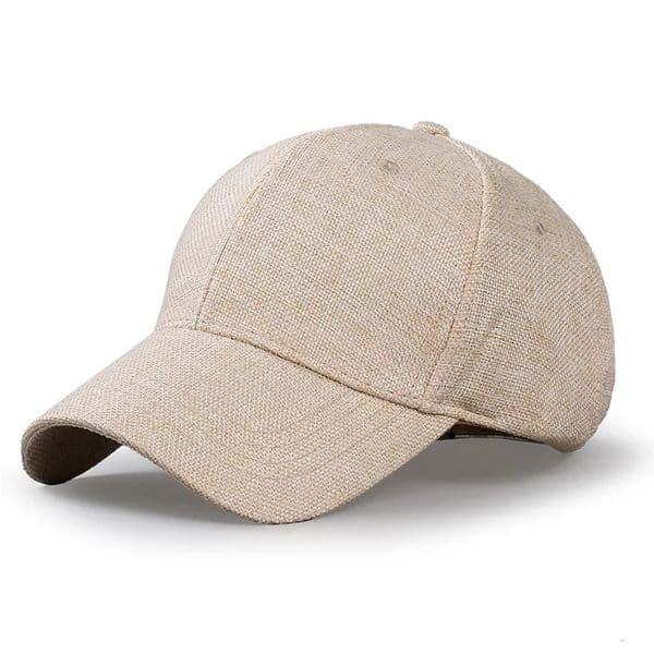 Oversize XXL Faux Linen Men Women Baseball Breathable Woven Large Dad Hat Structured Sports Cap for Big Head 56-59cm 60-65cm 260409