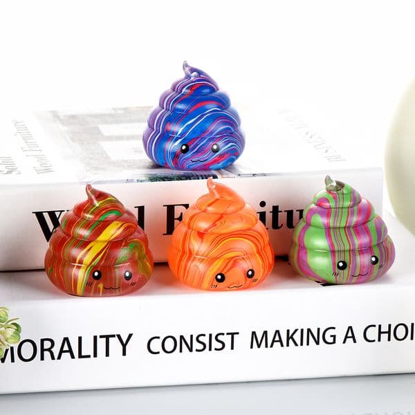 Novelty Squishy Poop Stress Relief Squishies Toys Funny Stretch Squeeze Fidget Toys Adults Decompression Toy Gifts Toys for Kids Fast Shipping!1