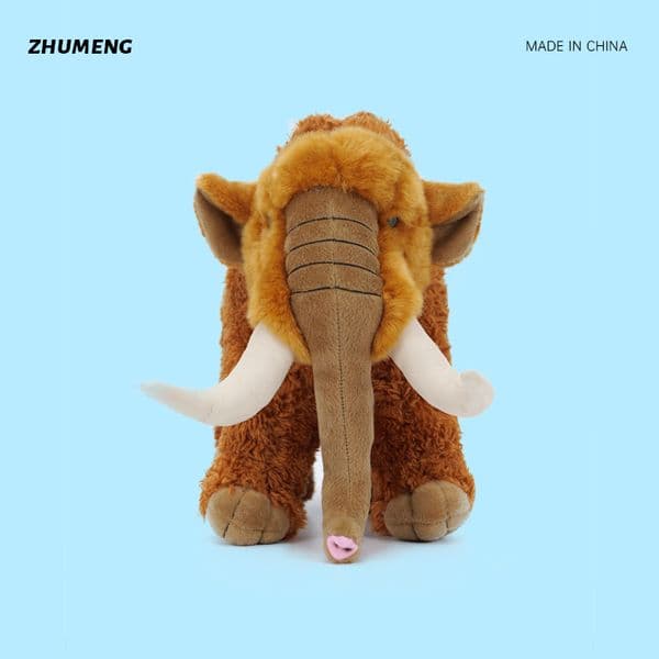 Cross-border cute gift ornament mammoth plush toy doll elephant rag doll simulation children's doll
