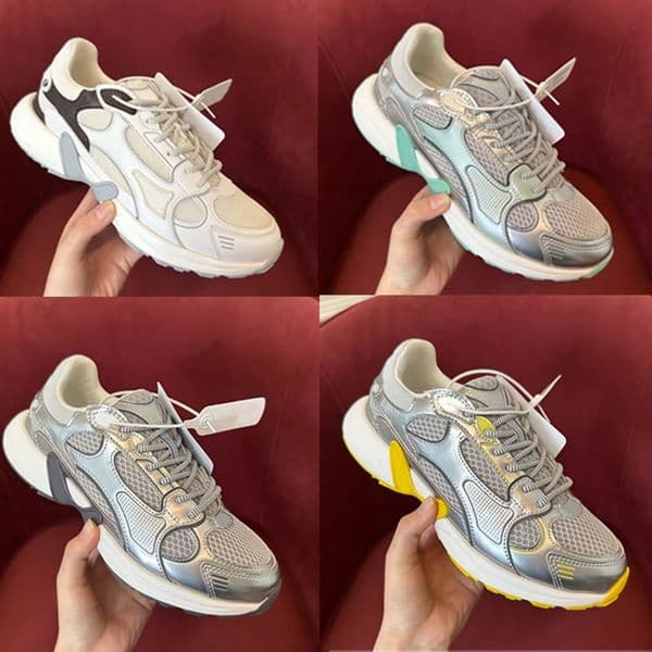 Olympia Sneaker Men Running Shoes Designer Mesh Leather Trainer Embossed Letter Comfort Casual Sports Shoes Tennis Athletic 869