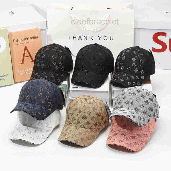 2026 New Designer Luxury Brand Korean-style Diamond-letter Baseball Cap Fashionable And Versatile Suitable For Both Men And Women For Daily Commuting As A Sun Hat