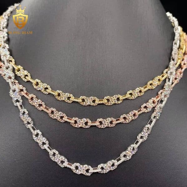 Hot Seller Bracelets 925 Silver Chain Bracelets Moissanite Bracelet Women Link Chain Necklaces VVS Moissanite GRA Certified