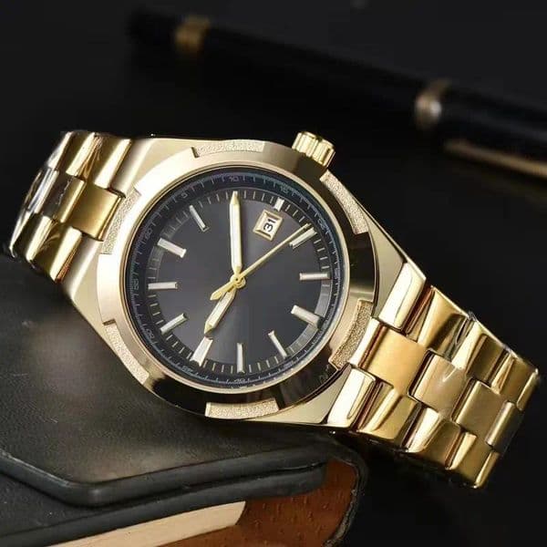 MEN VC OVERSEAS Stainless steel Sapphire glass Six needles Mens Watches All Dial Work Quartz Automatic movement Watchs Brand Clock Men Fashion wristwatches