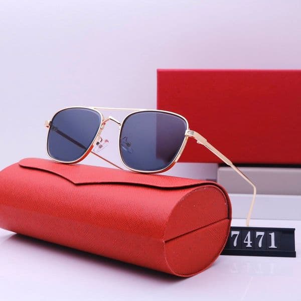Designer Sunglasses for Men's and Women's Higght Quality Sunglasses Plastic Frame UV Lens Square Irregular Multi Model Driven Polarized