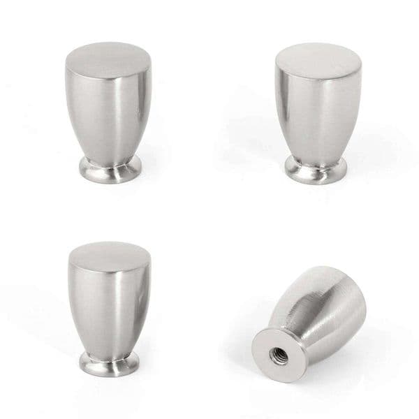 4PCS Modern Silver Furniture Knobs Handles Wooden Door Handle Metal Pull for Kitchen Cabinet Cupboard Wardrobe Drawer Closet