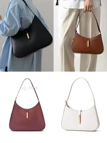 Fashion Designer Modern Commuter Handbag Hot Leather Women's Niche Design Underarm Bag