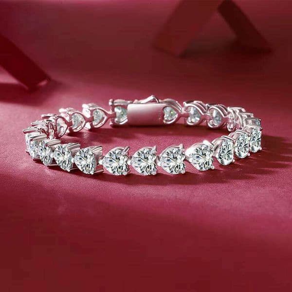 Hip Hop Iced Cuban Chain | Full Stone Inlay Statement Bracelet