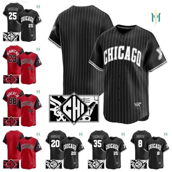 88 Luis Robert Jr White Sox 2025 City Connect Jersey Andrew 23 Benintendi Miguel Vargas Vaughn Corey Julks Braden Montgomery Lenyn Sosa all size xxs-6xl mens women