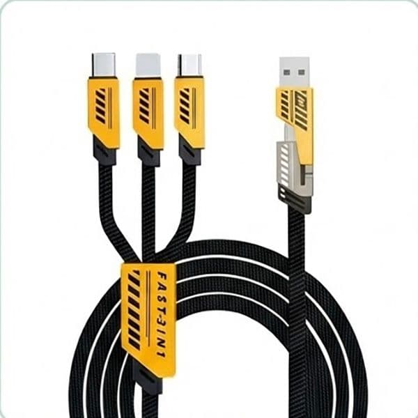 240W PD 3.1 Fast Charger High-Speed 5-In-1 Multi-Purpose Charging Solution with Robust Braided Cord for Latest Mobile Gadgets and Laptops WholeSale Bulk
