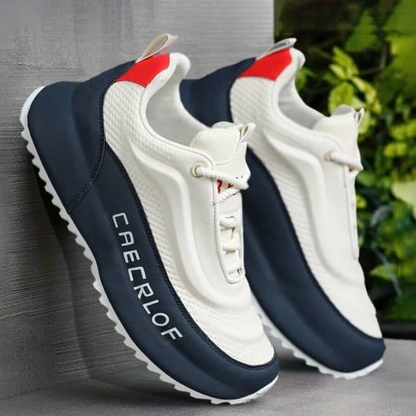 Free Shipping High Cost Performance Mens White Chunky Sneakers Breathable Casual Platform Shoes Fashion Non Slip Athletic Walking Shoes for Daily Wear