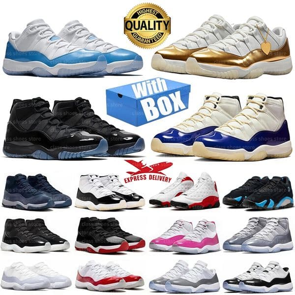 With Box j11 Jump mans 11s Basketball Shoes Low University Blue Mothers Day Bred Gamma Legend 13 Chicago 14 Black men women trainers sneakers