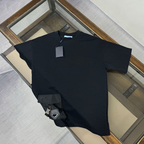 highigh-quality spring and summer new fashion brand T-shirt co-branded classic round neck short sleeve comfortable breathable casual loose men's and women's A1 c9