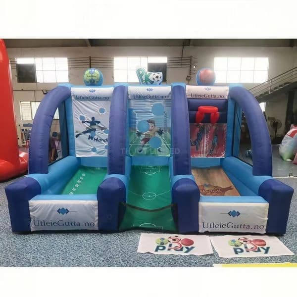 Indoor and Outdoor Multiplayer Games Inflatable Basketball Frame Children's Sports Inflatable Basketball Shooting Game Model