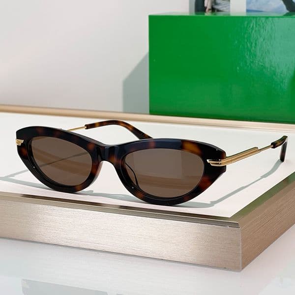 Cat Eye Sunglasses Women Luxury Designer Sunglasses BV1368S Retro Small Sun Glasses Female Acetate Vintage UV400 Shades Glasses
