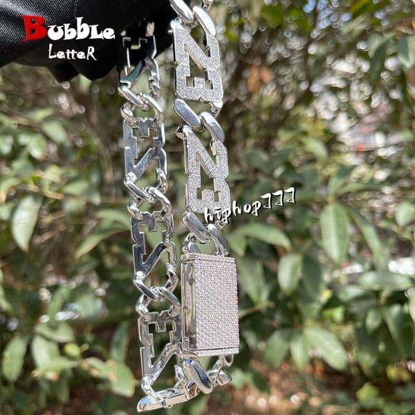Hip Hop Tingjie New Gold and Silver 23 Necklace Personality Simple Collarbone Chain Trendy Accessories Necklace