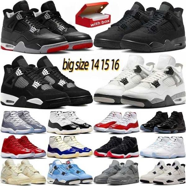 With Box 11 Basketball Shoes Men Women 11S Cherry Cool Concord Bred UNC Gamma Blue Midnight Navy DMP Space Jam olive 4s Black Cat University Sneakers