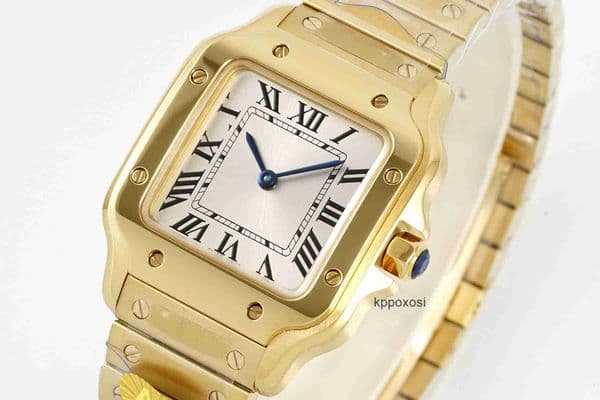 Top quality santoss watch super clone watch 1847MC mechanical movement mens watch smartlink system sapphire crystal glass 39.8mm 35.1mm 27mm with box 5UOE