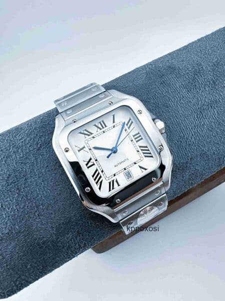 Top quality santoss watch super clone watch 1847MC mechanical movement mens watch smartlink system sapphire crystal glass 39.8mm 35.1mm 27mm with box L698