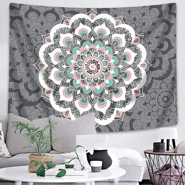 Bohemian Mandala Tapestry Living Room Bedroom Office Wall Hanging, Home Decor Room Decoration Party Decoration