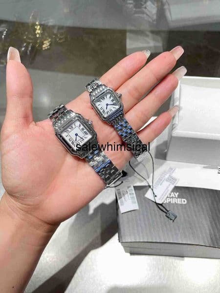 Brand C Designer watch Classic Cheetah Series Square Quartz Womens Watch with Diamond Inlay Roman Dial Stainless Steel Boutique Square Watch I7X2