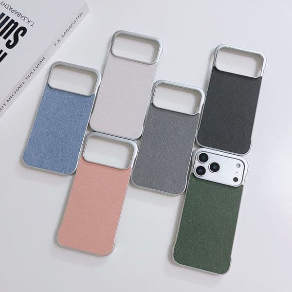 Mao Ma Cloth Pattern Suitable for Apple 17 Promax Phone Protective Case New Ultra Thin Heat Dissipation Cowboy Style 16pm Anti Drop Internal magnetic attraction
