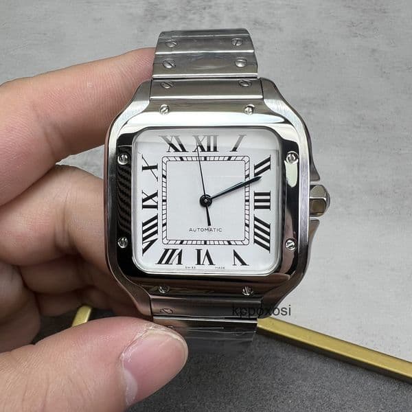 Top quality santoss watch super clone watch 1847MC mechanical movement mens watch smartlink system sapphire crystal glass 39.8mm 35.1mm 27mm with box O020